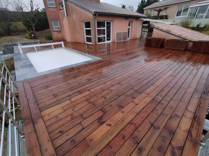 Terrasse en bois Cazères